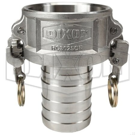 Dixon 3 EZ BOSSLOCK CPLR x 2.5 CRIMP SHAN RC3025EZCR